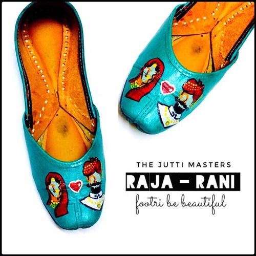 Fancy Printed Punjabi Jutti