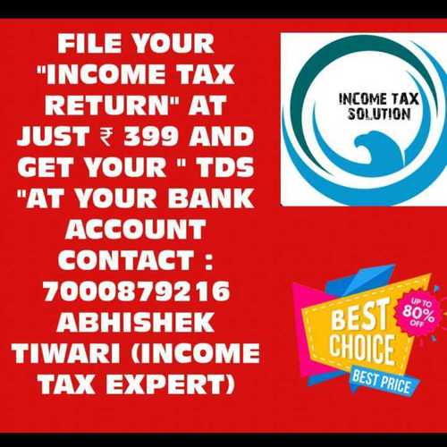 Income Tax Return Service By Abhishek Tiwari & Associate