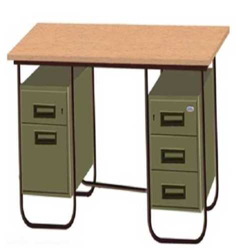 Brown Rectangular Shape Office Table