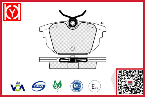 Semi-Metallic Brake Pad Set (Alfa Romeo)