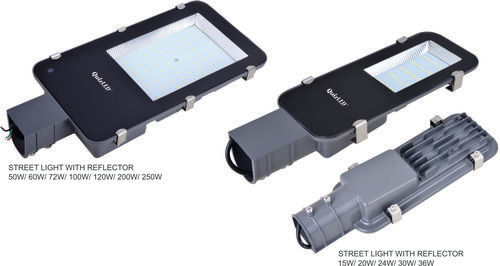 Grey 60W Led Street Light With Reflector