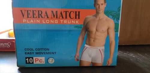 Cotton Plain White Boys Briefs