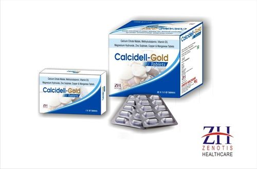 Calcidell Gold Tablets Ingredients: Calcium Citrate Malate 500Mg