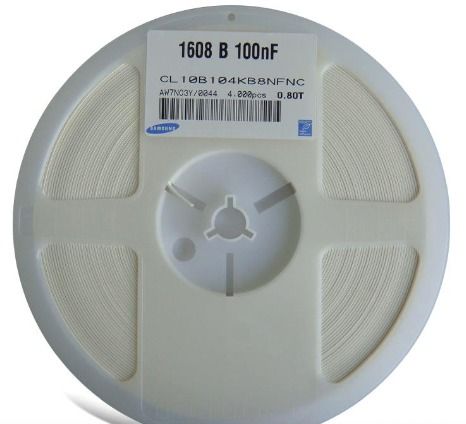 White Easy To Use Ceramic Capacitors (Cl10C102Jb8Nnnc)