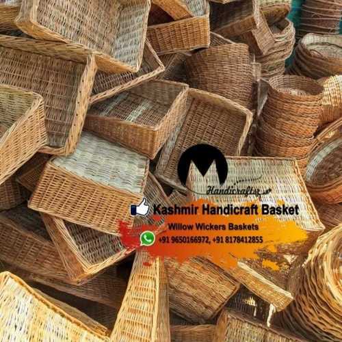 Kashmiri Willow Cane Basket