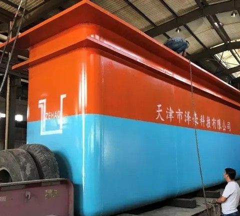 Red Tianjin Hot Dip Zinc Galvanizing Kettle