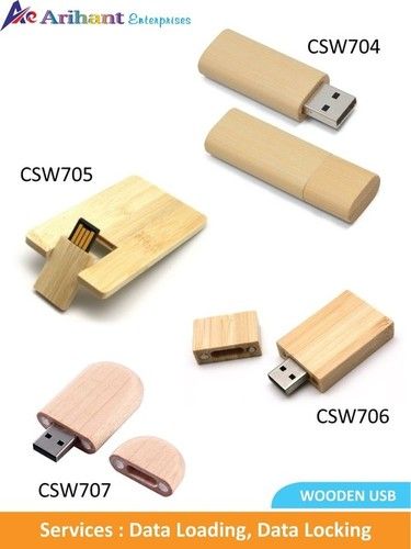 Wooden Usb Pen Drive Size: 8Gb