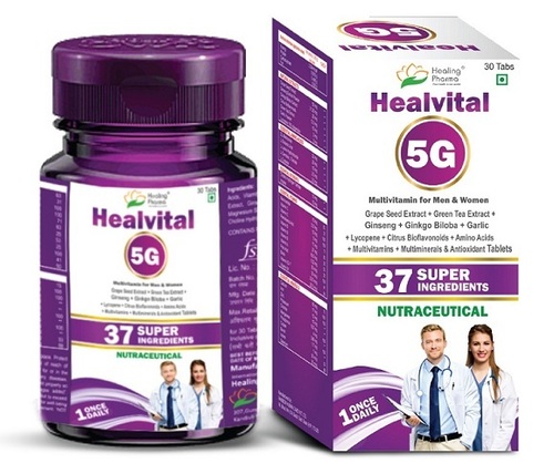 Multivitamin Healvital 5g Tablets Health Supplements