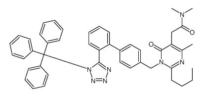 CAS No.:503155-67-7, Fimasartan Impurity D, 2-Butyl-1,6-dihydro-N,N,4-trimethyl-6-oxo-1-[[2-[1-(triphenylmethyl)-1H-tetrazol-5-yl][1,1-biphenyl]-4-yl]methyl]-5-pyrimidineacetamide