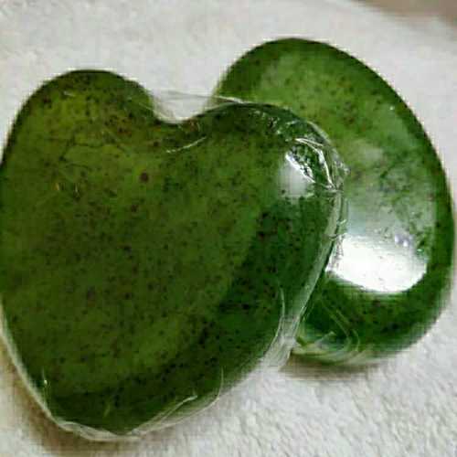 Green Heart Shape Neem Soap