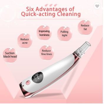 Custom Color / White Skin Blackhead Remover Pore Cleaner Vacuum Suction