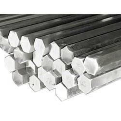 Silver Stainless Steel Hexagonal Bar