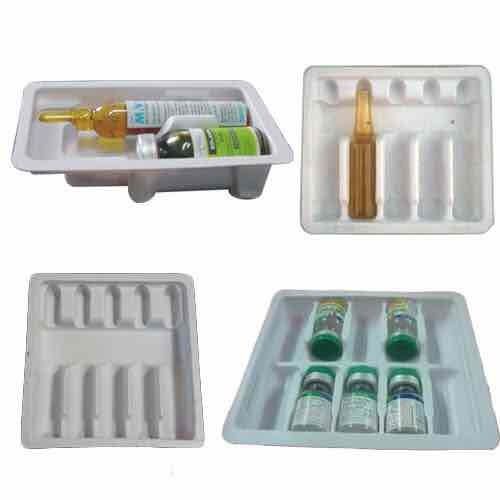 Black & Silver Ampoule Vial Injection Tray