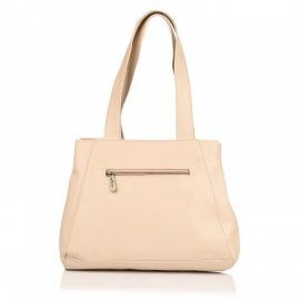 Cream Designer Handbag For Ladies