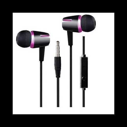 Black Branded In Ear Earphone