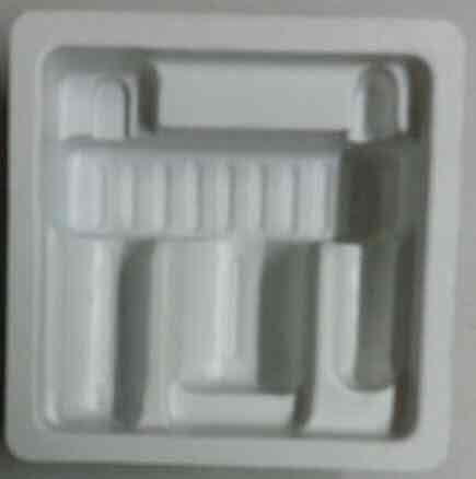 Disposable White Lunch Tray