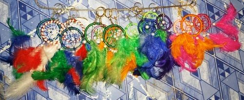 Multicolor Dream Catcher Key Chain