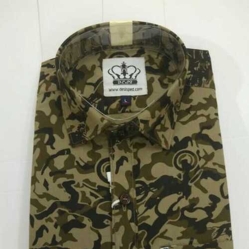 Casual Camouflage Milatry Shirt