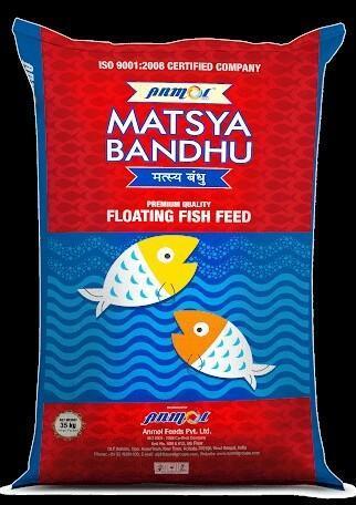 Matsya Bandhu Floating Fish Feed Application: Water