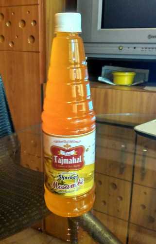 Tajmahal Mosambi Sharbat Packaging: Bottle