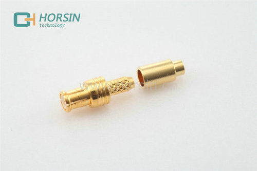 Crimp Type Male 6G Mcx Rf Coaxial Connector Conductor Material: Copper