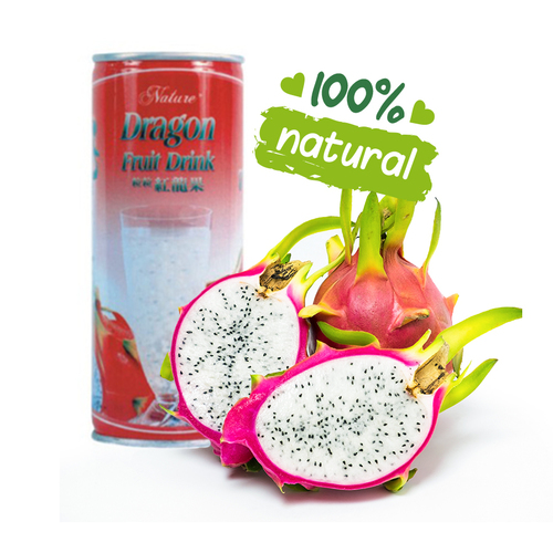 Fresh Dragon Fruit Juice Packaging: Can (Tinned)