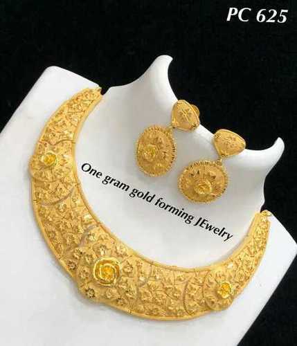 Golden One Gram Gold Forming Necklace