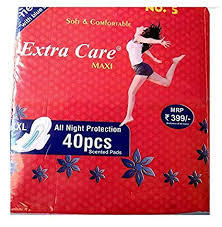 Soft and Comfortable Extra Care Sanitary Pads