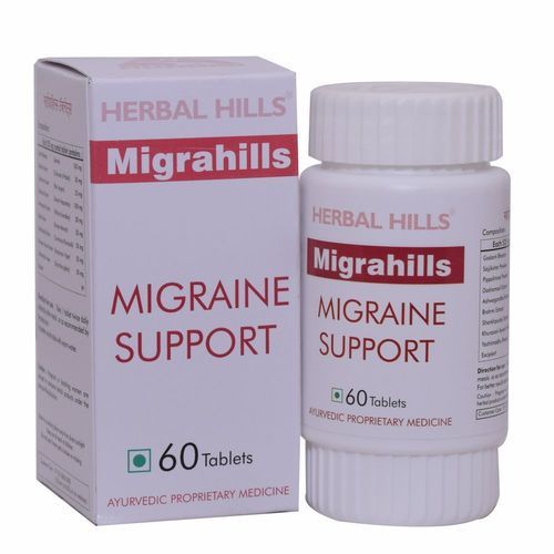 Ayurvedic Migrahills 60 Tablets For Migraine By ISHA AGRO DEVELOPERS PVT. LTD.