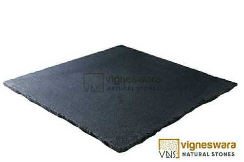 Black Limestone Handcut Slab For Paving