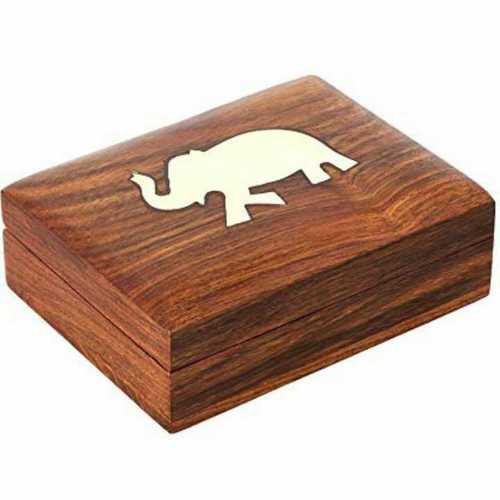 Rectangular Shape Wooden Gift Box Length: 6