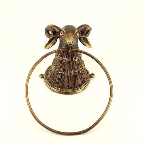 Round Antique Crafted Towel Holder