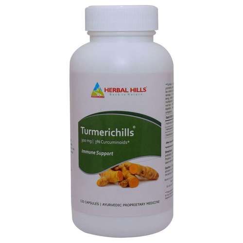 Tablets Ayurvedic Turmeric 120 Capsule For Immunity Booster - Skin Care Capsule