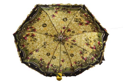 Available With Different Colors Garden Printed Stylish Umbrella