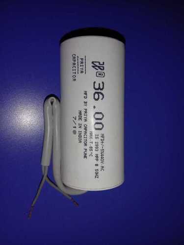 White Motor Run Start Capacitor