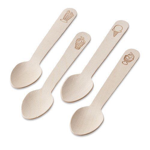 Variable Colors Available China Imported Ice Cream Spoons