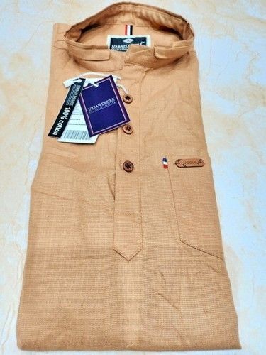 Chinese Collar Mens Casual Kurta