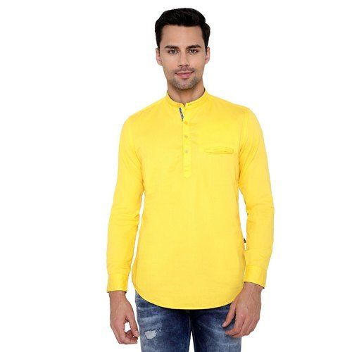 Men'S Cotton Short Kurta Chest Size: All Size