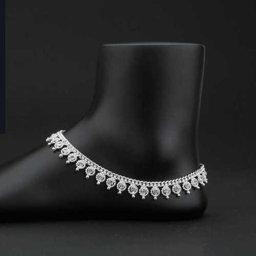 Silver Plated Designer Anklets