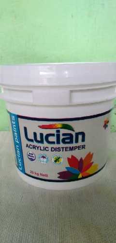 Water Based Lucian Acrylic Distemper Size: Various Sizes Are Available