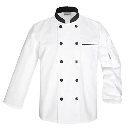 White Cotton Plain Chef Coat