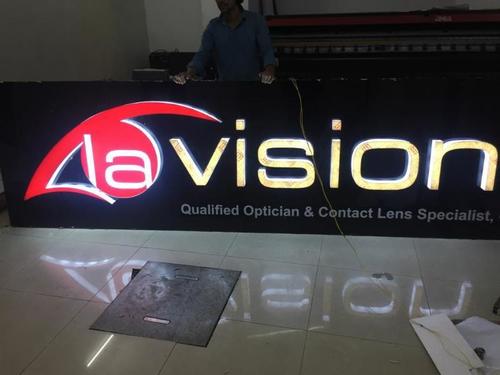 3D Glow Sign Boards Application: Industrial