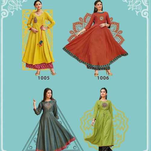 Various Designer Kajal Style Kurtis