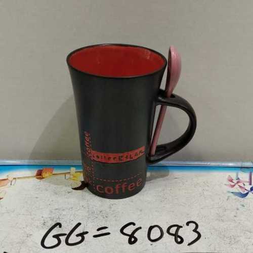 Printed Coffee Mug With Spoon