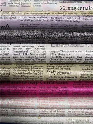 Retro Newspaper Style Synthetic Leather Fabric Texture: Printed at Best  Price in Wenzhou