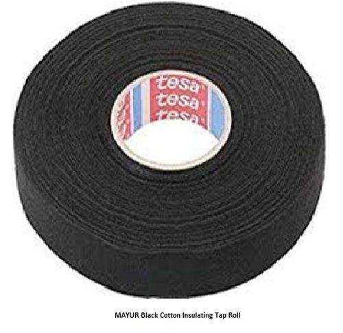 Black Cotton Insulation Tape Roll