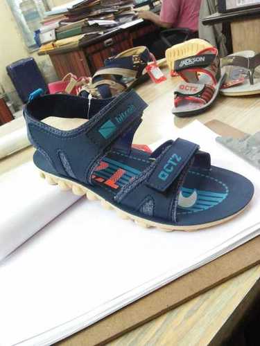 Blue Kids Pu Sandals