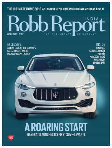 Glossy Paper Robb Report Magazine