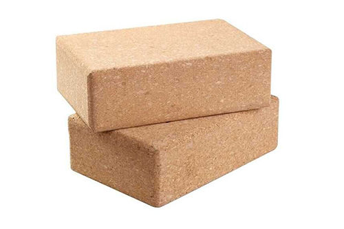 Brown Color Cork Yoga Brick