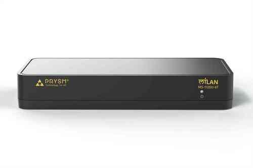 Black Ethernet Network Switch (prysm Milan Ms-1120u8t 8 Port 10/100 Mbps)